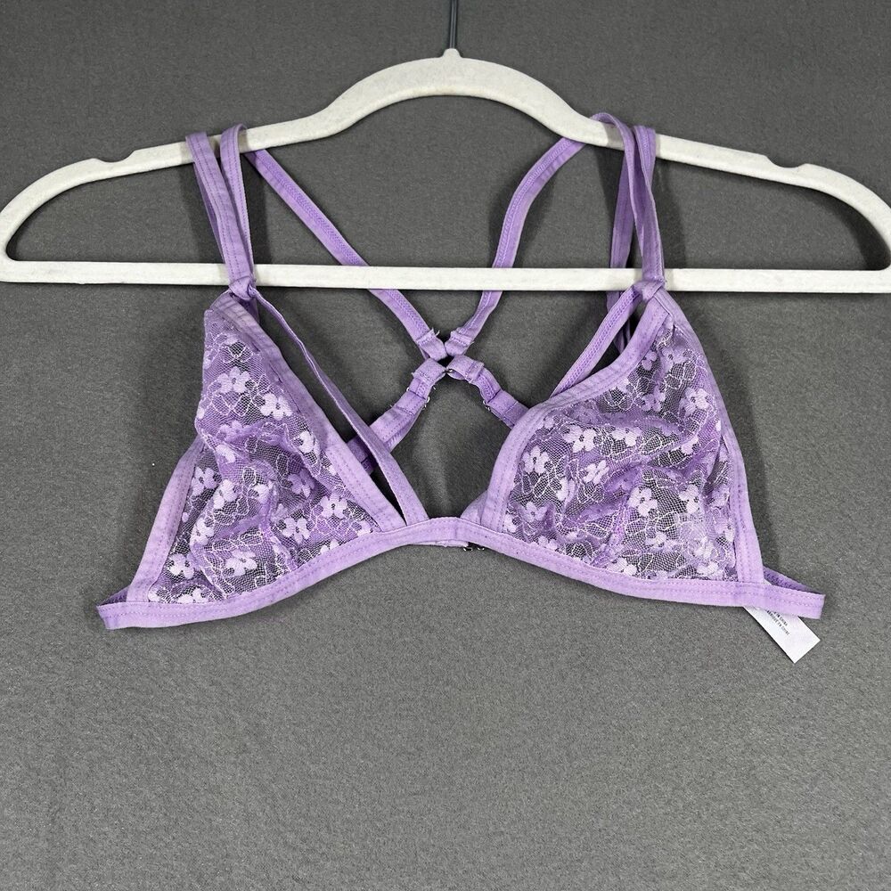 Out from Under Urban outfitters Bralette M lilac purple strappy lacy festival